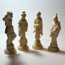 4 VINTAGE ITALIAN SCULPTURED