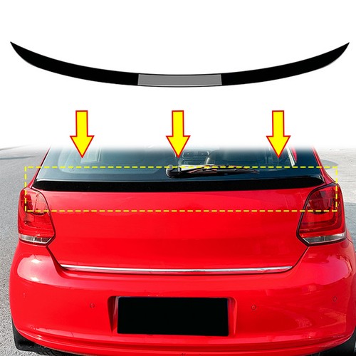 Black rear boot trunk spoiler - rear,