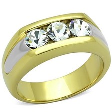 14K GOLD EP 2.0CT MENS DIAMOND
