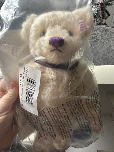 Rare sealed steiff teddy - sealed,