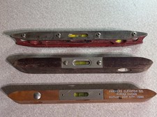 Vintage Lot 3 Wood Levels