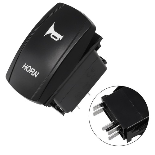 Black blue led - black, toggle