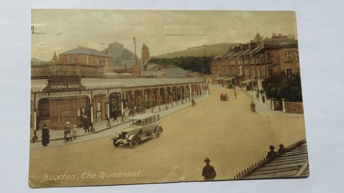 Postcard buxton the quadrant - buxton,,