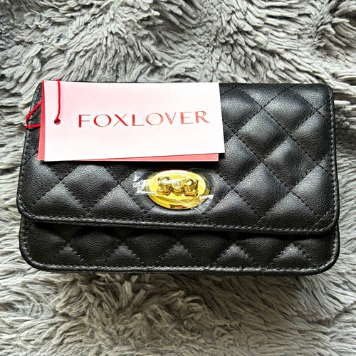 Fox lover black quilted - lover,