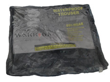 Warrior Outdoor Navy Waterproof Lightweight Rain Trousers Large Size Unisex