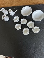 Miniature Vintage Staffordshire Bone China Tea Set