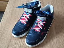 Boy's LEVI'S Navy High Top Trainers Shoes Boots size 6 UK / EU 39 JUNIOR