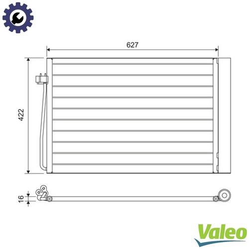 Condenser air conditioning - condenser,