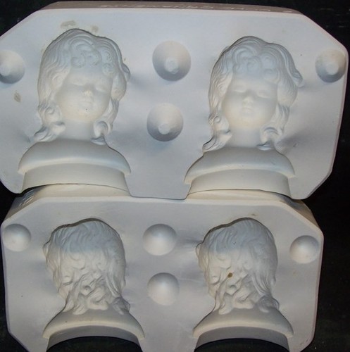 Ceramic mold molds doll - mold,