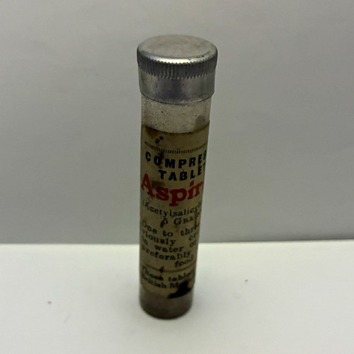 Aspirin vintage glass medicine - vintage,