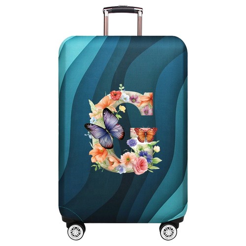 Elastic printed suitcase - printed,