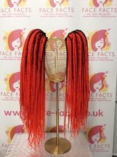 Cyber goth rave Red Black