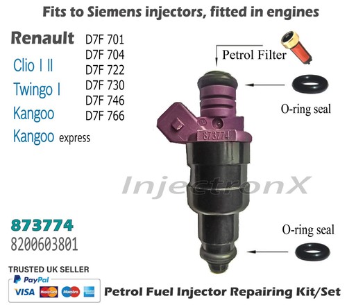 Fuel injector service - injector, kit