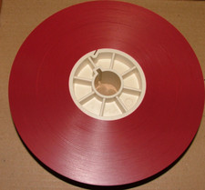 35mm RED MYLAR FILM TAIL