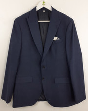 M&S Men's Blue Blazer Jacket