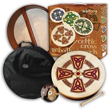 Waltons 18" Bodhran Package -