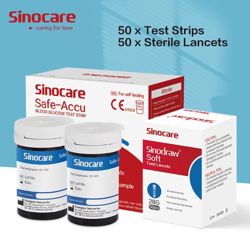 50pcs sinocare blood test - 50pcs,