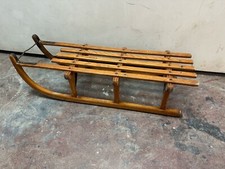 Vintage Wooden Ash Davos Sled in great condition