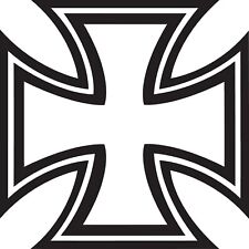 X 2 Iron Cross Vinyl Decal 4” VW Van Golf Mk2 MK1 T4 T5 T2 T6 German Mk3 Mk4 Rat