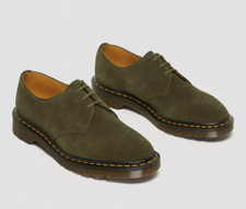 DR MARTENS 1461 GREEN SUEDE