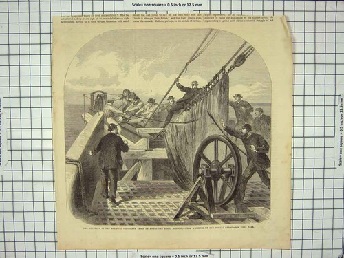 Original old antique print - original,