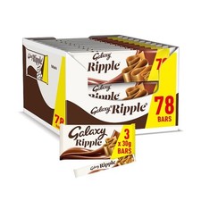 Galaxy Ripple Milk Chocolate Bar Multipack 30g (x3) Pack size Case of 29 Vege