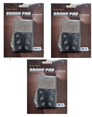 Front rear brake pads - front, &
