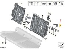 MINI COOPER J01 Rear Seat