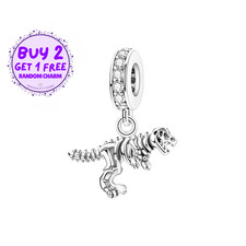 Dinosaur Skeleton Charm For