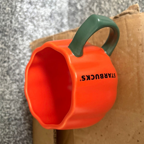 Starbucks pumpkin figural mug - pumpkin,