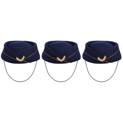 Pieces air hostess cap navy - pieces,