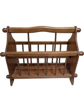 Wooden Magazine Newspaper Rack