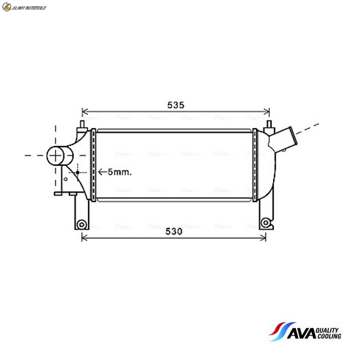Intercooler dna4339 for nissan - dna4339,