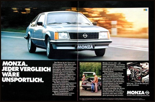 Opel monza original - monza, a,