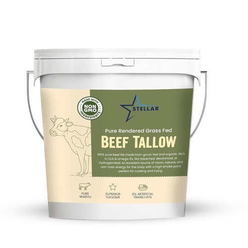 Beef tallow 100 grass fed - -, 100%