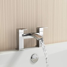 Waterfall Bathroom Taps Chrome
