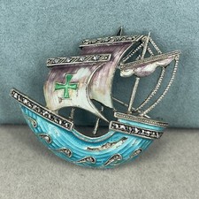 Vintage 800 silver brooch - vintage,