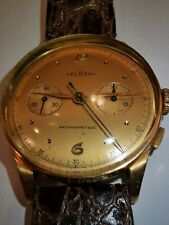 Antique Delbana Solid Gold mens watch
