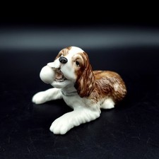 Maruri Spaniel Dog figurine C1980s-90s Exc. to Dornberger Japanese Porcelain dog
