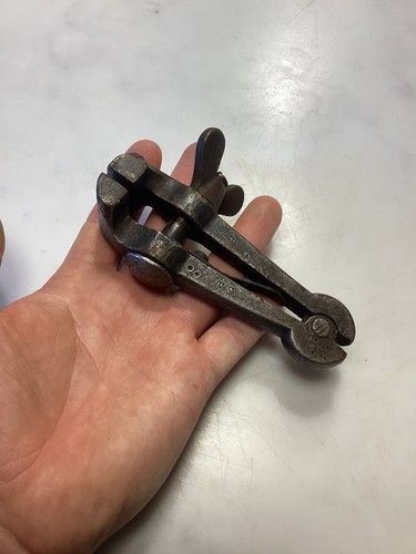 Vintage hand vice for engineer - hand,