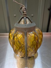 Vintage Murano Amber Glass