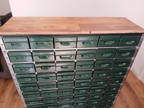Vintage drawer steel - drawer,