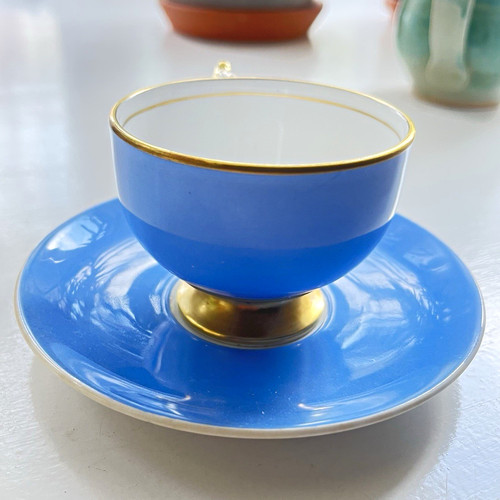 Grosvenor bone china blue - china,