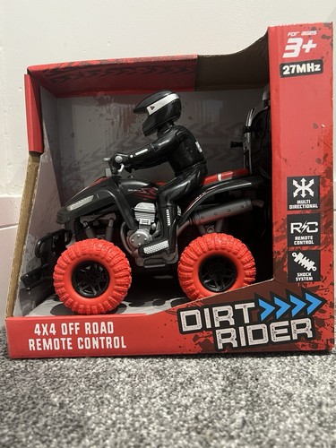 Red bck dirt rider with - rc,