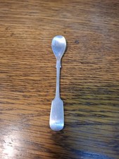 Silver Plated Mustard Spoon Vintage Marked Made In England