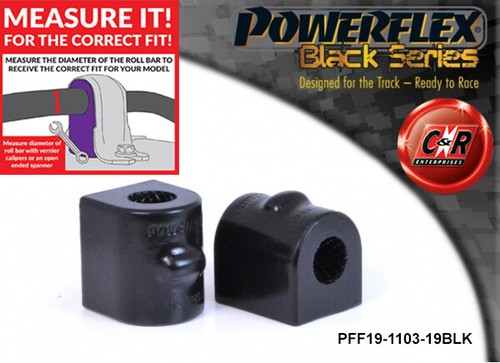 Powerflex black arb - black, bushes