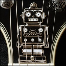 "MECHMAN" Diecast Truss Rod Cover. Fits most Gibson Les Paul, SG, LP many more