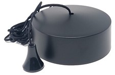 Matt Black Bathroom ceiling light pull cord switch 2 way 6A  Black cord & toggle