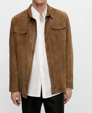 Men Brown Pure Suede Leather