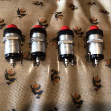 Brand New Old Stock Bulgin Panel Lamp Bright Red Lens